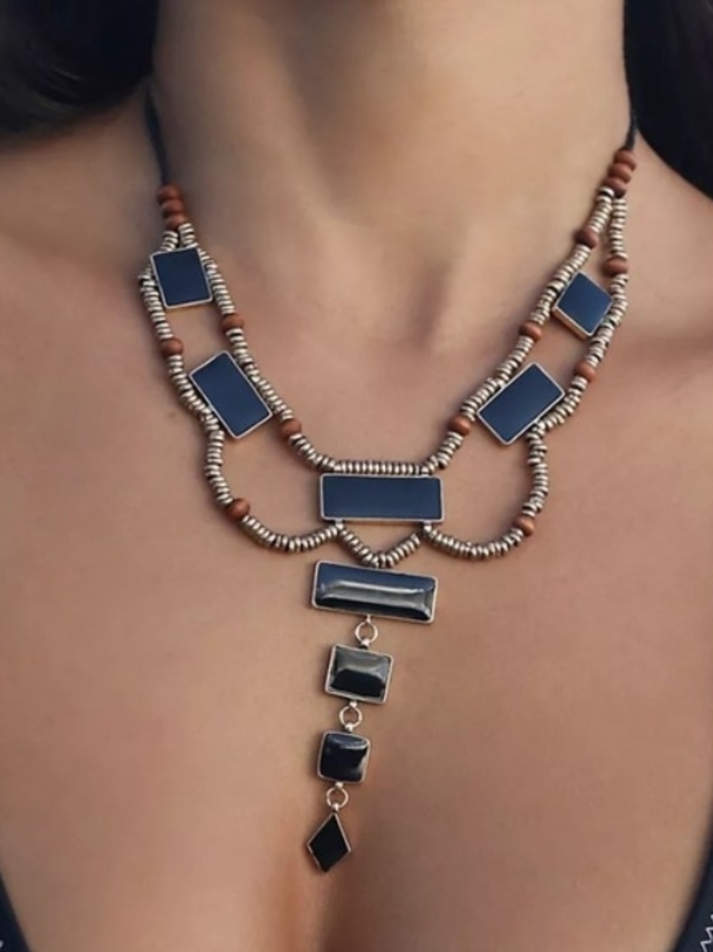 FREE PEOPLE Lately Boho Necklace - Black